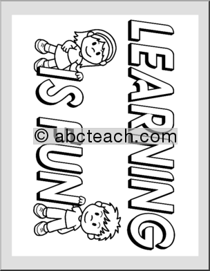 Teaching Extras: Signs: Classroom Signs (Learning is Fun)