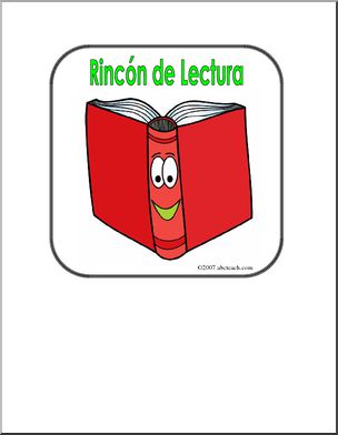 Spanish: Poster – “RincÃ›n de Lectura”