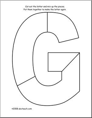 Shape Puzzle: The Letter G