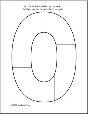 Shape Puzzle: The Letter O
