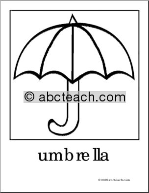 Coloring Pages: My Letter U Coloring Book