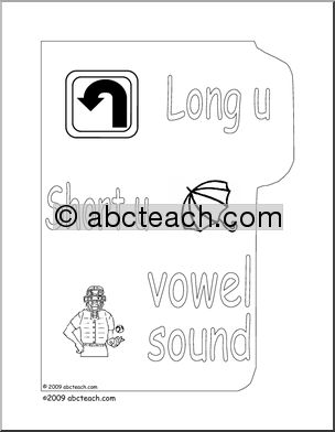 Vowel Sounds U (b/w) Sorting Game