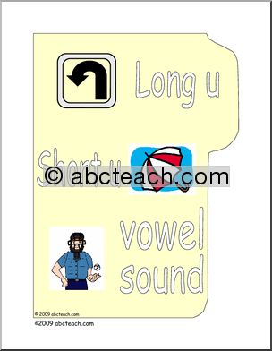Vowel Sounds U (color) Sorting Game