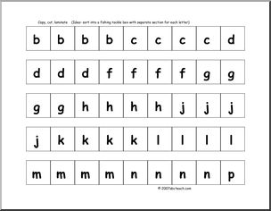 abcteach Early Reader Word Walls: Plain Letters | Abcteach