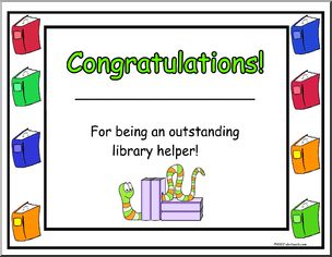 Certificate: Library Helper (version 2)