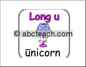 Sign: Long U (as in unicorn)