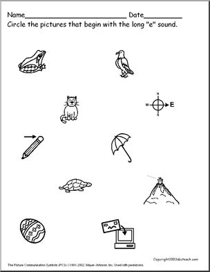 Long Vowels 1 (initial sounds)