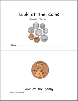 Look at the Coins (color) Early Reader