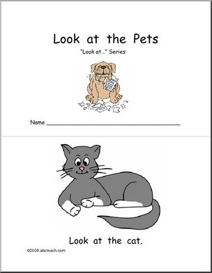 Early  Reader: Look at the Pets (color)