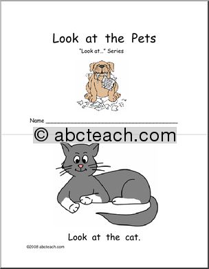 Early  Reader: Look at the Pets (color)