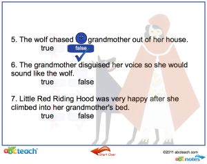 Interactive: Notebook: ESL: Little Red Riding Hood–Activity 2