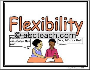 Poster: Life Skills – Flexibility