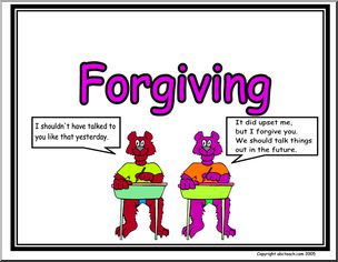 Poster: Life Skills – Forgiving