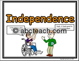 Poster: Life Skills – Independence