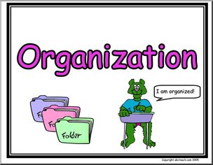 Poster: Life Skills – Organization