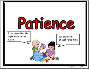 Poster: Life Skills – Patience