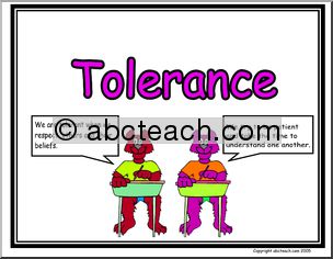 Poster: Life Skills – Tolerance