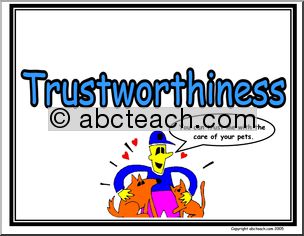 Poster: Life Skills – Trustworthiness