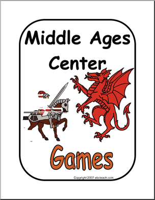 Center Sign: Medieval Center Games