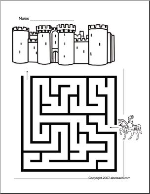 Maze: Middle Ages (easy)