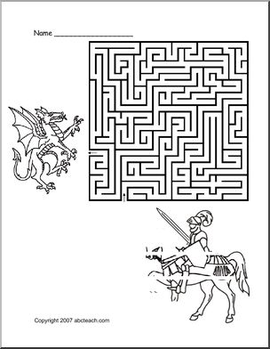 Maze: Middle Ages (hard)