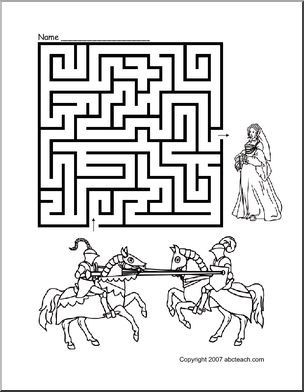 Maze: Middle Ages (medium)