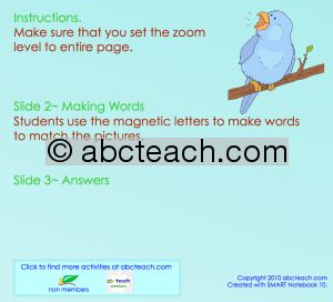 Interactive: Notebook: Phonics: Letter “B” (Spell)