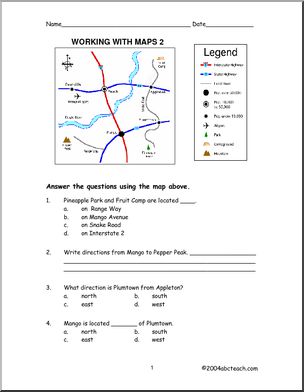Map Skills: Road Map 2