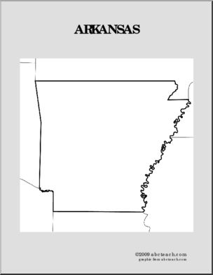 Map: U.S. – Arkansas