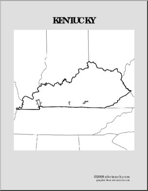Map: U.S. – Kentucky