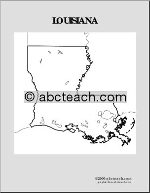 Map: U.S. – Louisiana