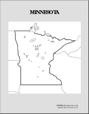 Map: U.S. – Minnesota