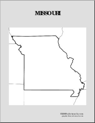 Map: U.S. – Missouri