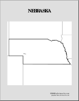 Map: U.S. – Nebraska