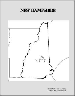 Map: U.S. – New Hampshire