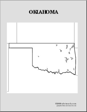 Map: U.S. – Oklahoma