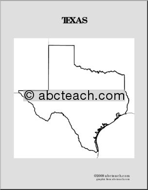 Map: U.S. – Texas
