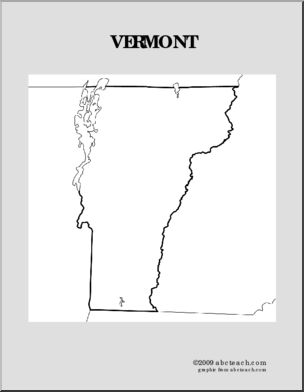 Map: U.S. – Vermont
