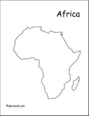 Map: Africa (outline)