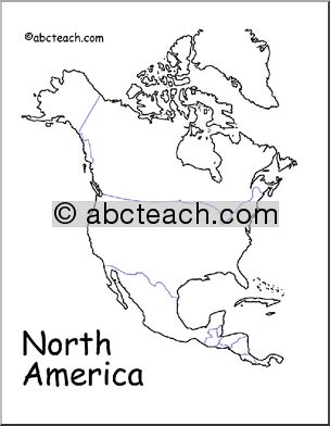 Map: North America (unlabeled countries)