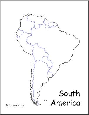 Map: South America