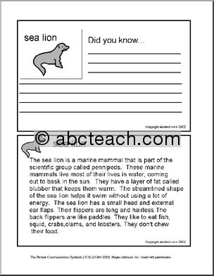 Did You Know? Marine Animals