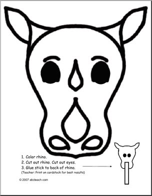 Mask: Endangered Animal – Rhino
