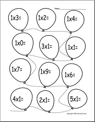 Facts (by 1, 2, and 3) Multiplication