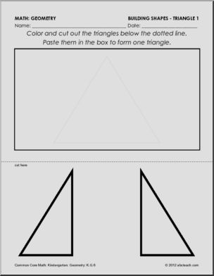 Geometry: Building Shapes – Triangle 1