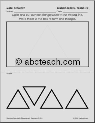 Geometry: Building Shapes – Triangle 2