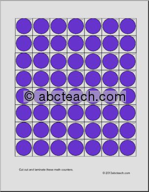 Circles (purple) Counters