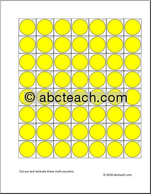 Circles (yellow) Counters