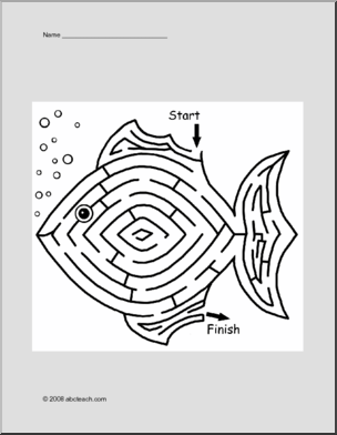 Maze: Fish (easy)