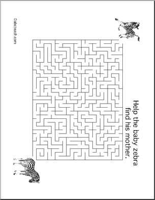 Maze: Animal Babies 4 (harder)